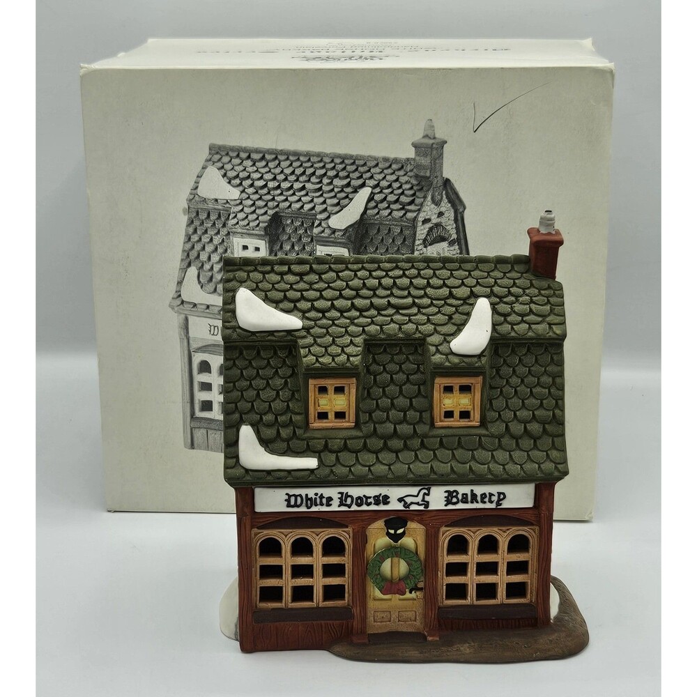 Dept 56 Dickens Christmas Village White Horse Bakery #59269 Retired 1988-1993
